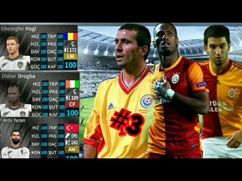 DLS19 Galatasaray Efsaneler Yaması#3 Full kadro 100 lük Hagi,Drogba,Lincoln