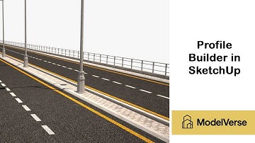 Create Realistic Streets in SketchUp Using Profile Builder | Step-by-Step Tutorial
