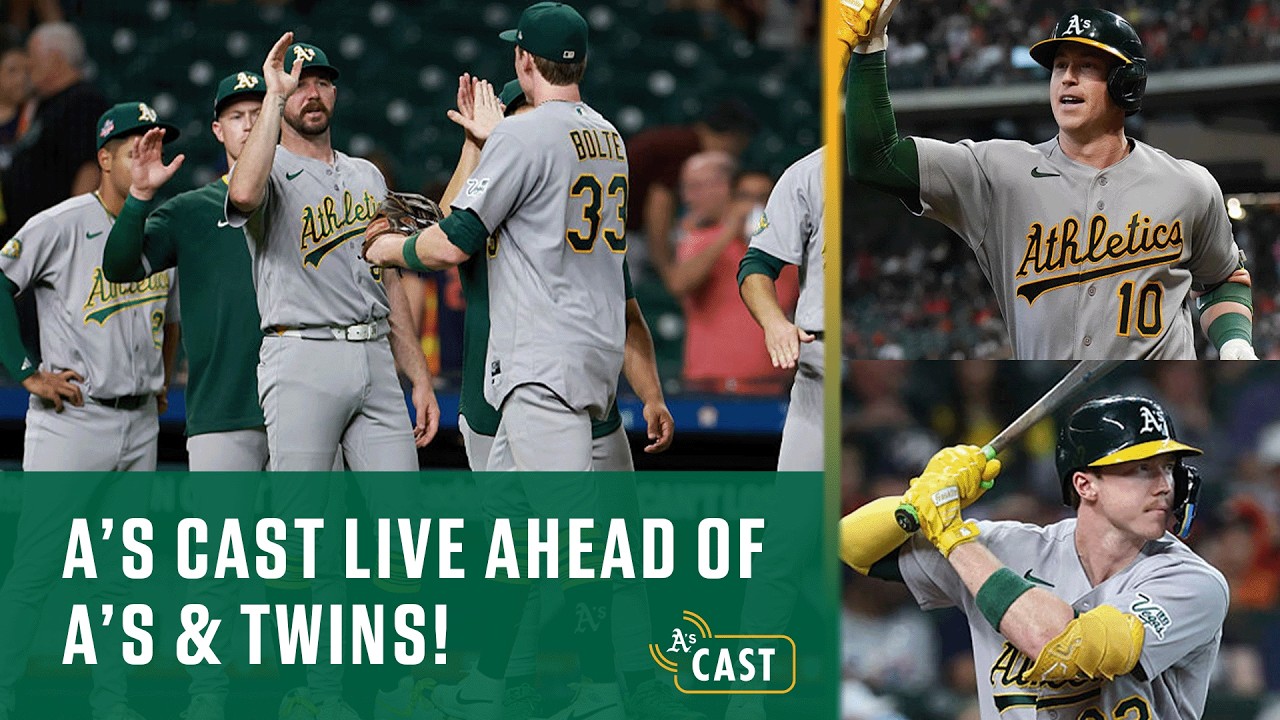 A's Cast Live: Henry Bolte & T.J. McFarland Join Towny! | A's vs. Twins Preview