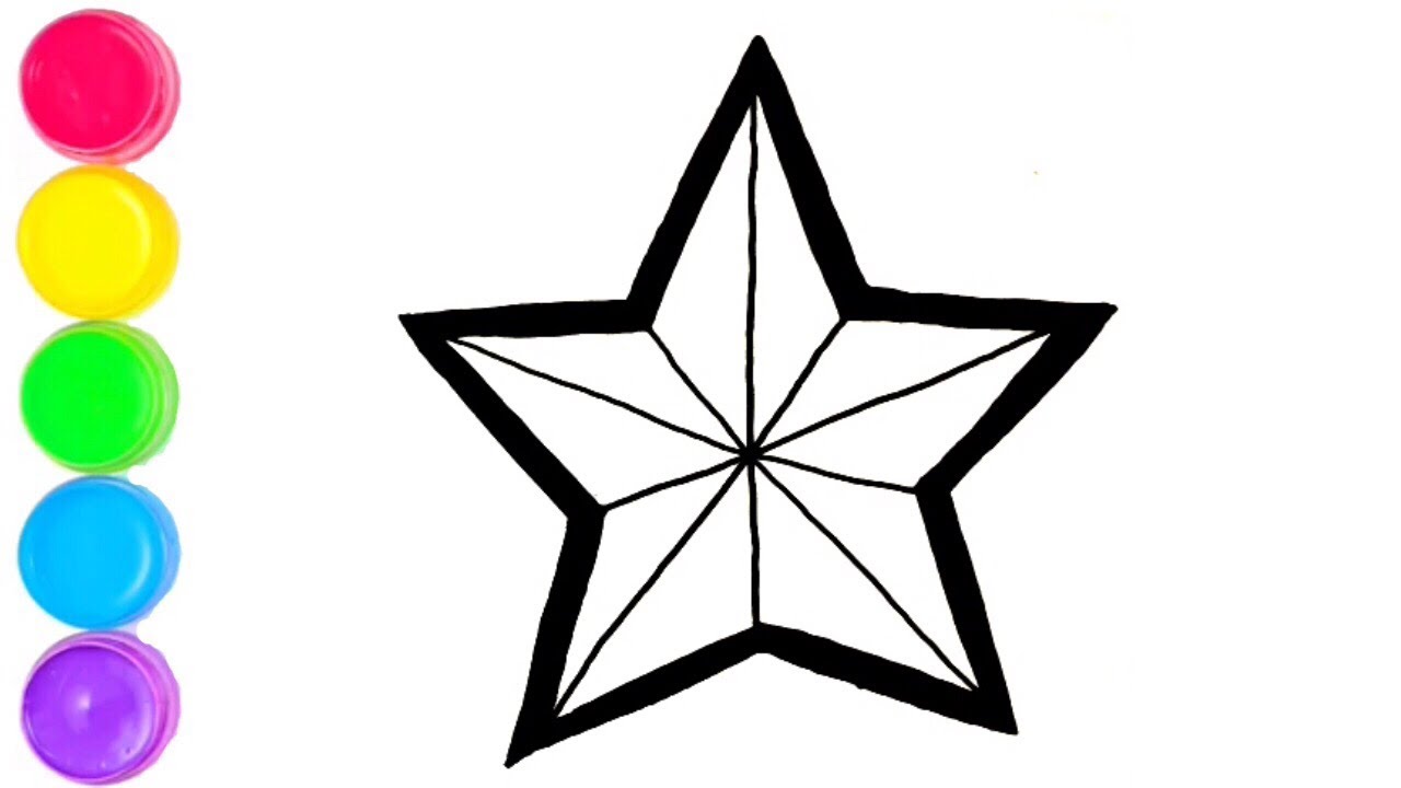 How To Draw A Star Easy Drawing Art - vrogue.co