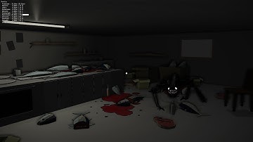 low poly monster horror game WIP (blender game engine) thai game