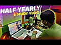Half Yearly Study Vlog *as a 10th Grader* | Class 10th Study Vlog | Anurag Only Study