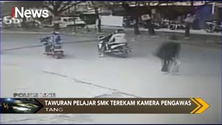 Tawuran Antar Pelajar yang Tewaskan Satu Orang di Tangerang Terekam CCTV - Police Line 06/12