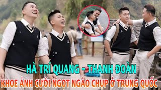 Hà Trí Quang và Thanh Đoàn khoe khoảnh khắc ngọt ngào khi chụp ảnh cưới ở Trung Quốc