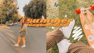 summer vlog🌞 ~ a day of longboarding