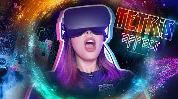 Tetris VR Will Blow Your MIND! - Tetris Effect