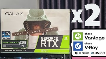 "THỬ" RENDER BẰNG 2 VGA CÓ NHANH HƠN 1 KHÔNG ? // LongMal