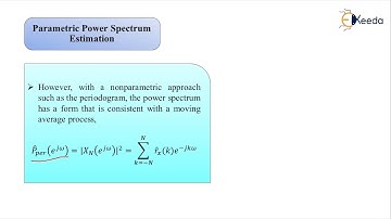 Parametric Power Spectrum Estimation