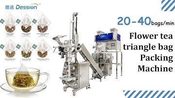 Automatic Organic Assorted Variety Tea Bag Packing Machine Corn Fiber Triangle Tea Packing Machine