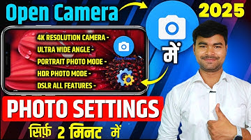 open camera photo settings tutorial | Open camera photo settings in hindi | Open camera settings
