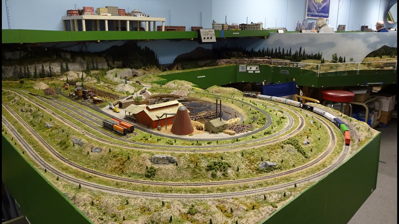 n gauge model railroad layouts