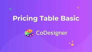 Pricing Table Basic