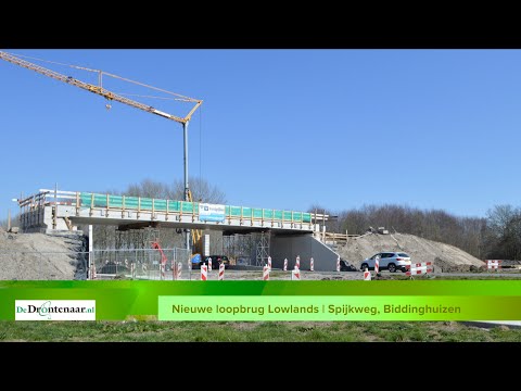 VIDEO | Het schiet mooi op met de nieuwe loopbrug voor Defqon.1 en Lowlands