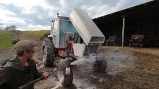 2090 CASE Tractor Gets a Well Needed Bath