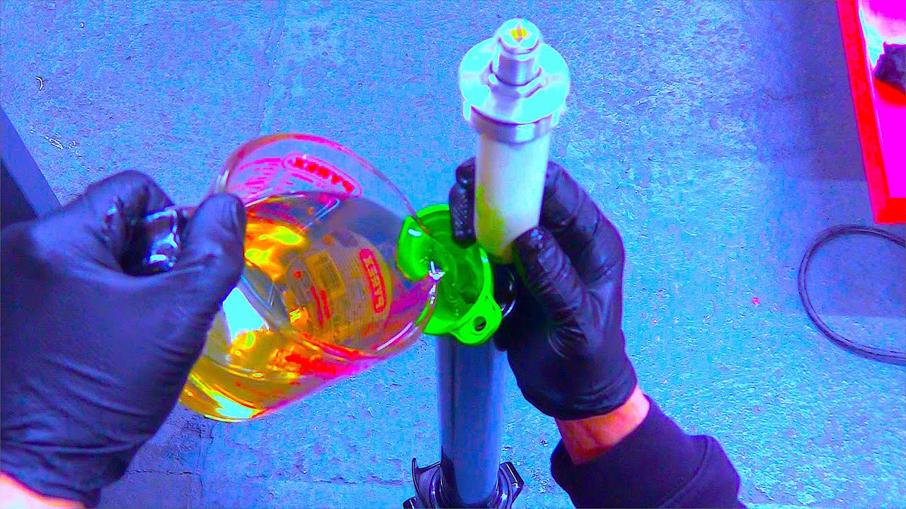 Suzuki GSX 1400, Fork Oil Change !