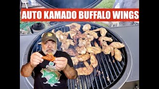 Grilled Wings On The Char-Griller Akorn Auto Kamado