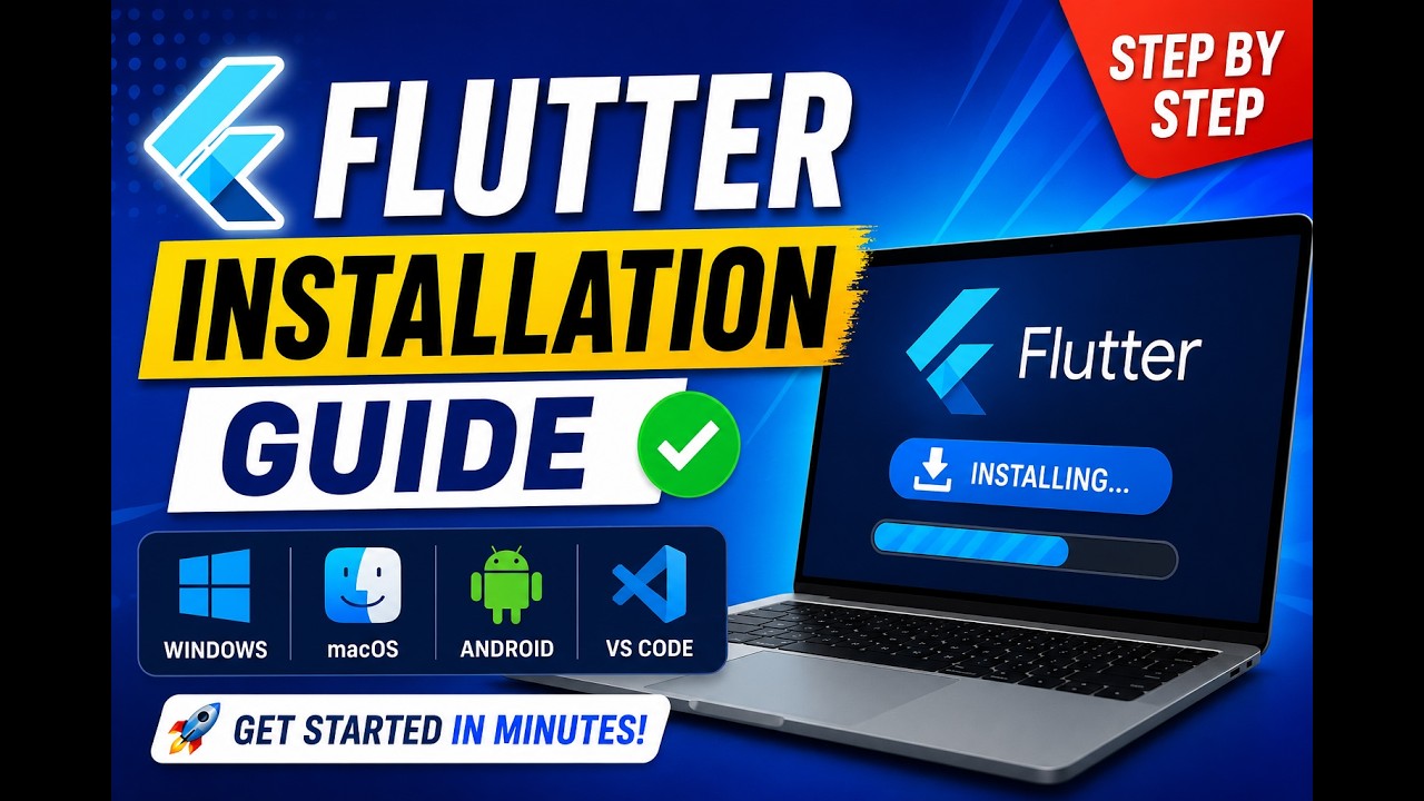 Flutter Installation Guide 2026 🚀 | Step-by-Step Setup for Beginners ...