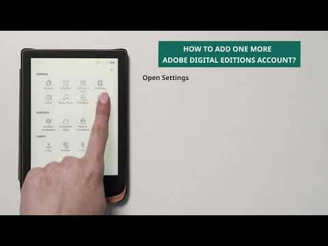How to add one more Adobe Digital Editions account? | PocketBook