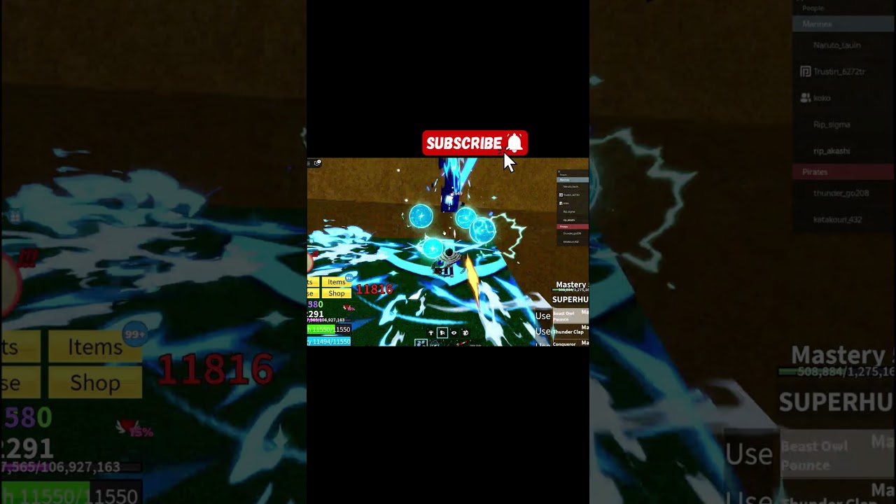 ⚡💨 “Insane Lightning Fruit + Gas Gun Combo