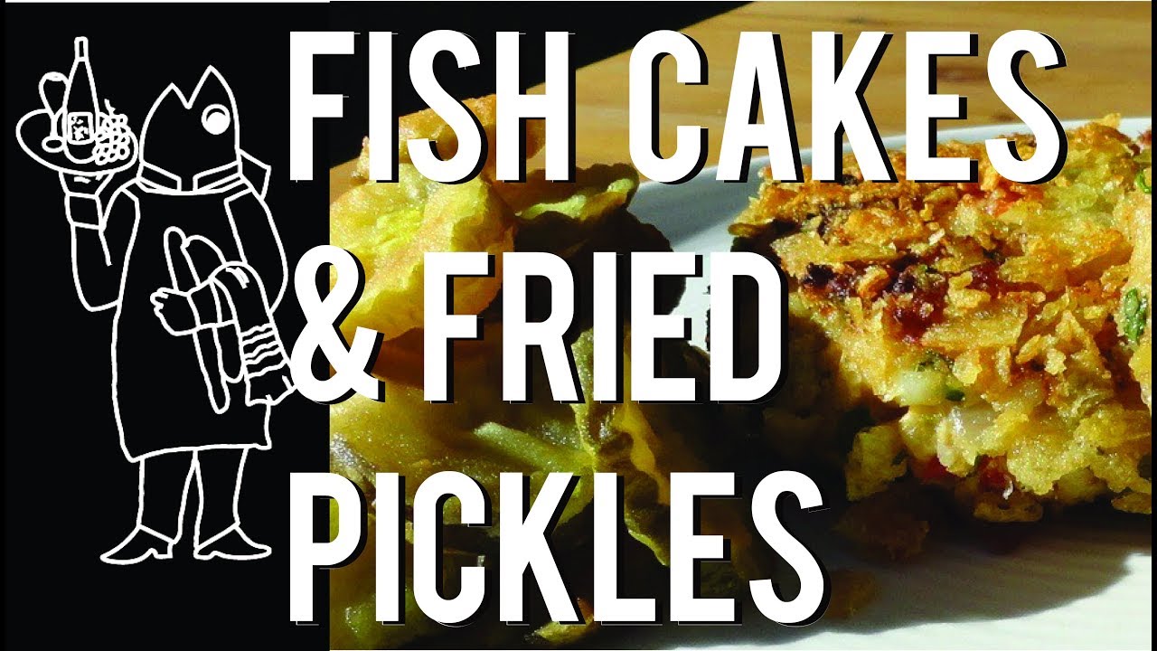 Fish And Cook Rockfish Recipe? 😍 Homemade Fish Cake & Fried Pickles
