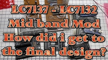 EP 041 - LC7137 - LC7132 Mod board PIC and Arduino, how did i get to the final design ?