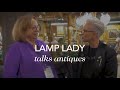 How to start a business selling vintage lamps. Meet the Lamp Lady.