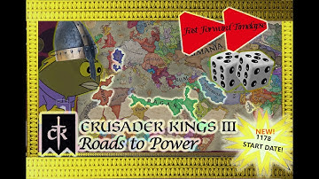 CK3 Timelapse: All Rulers starting locations are Randomised! | 1178 Start Date | Roads to Power