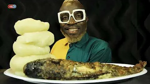 Watch Omonla Eat Fufu, Efo Riro (Spinach Soup), & Spicy Tilapia Fish -  ASMR | Mukbang (No Talking)