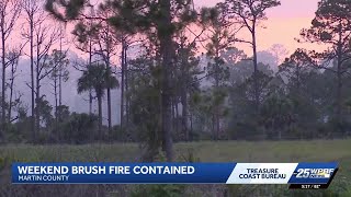 Fire near Newfield Parkway in Martin County extinguished with help from multiple agencies