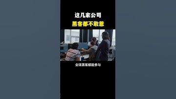 这几家公司黑客都不敢惹？#黑客 #hacker #网络安全 #cybersecurity #计算机 #分享 #熱門