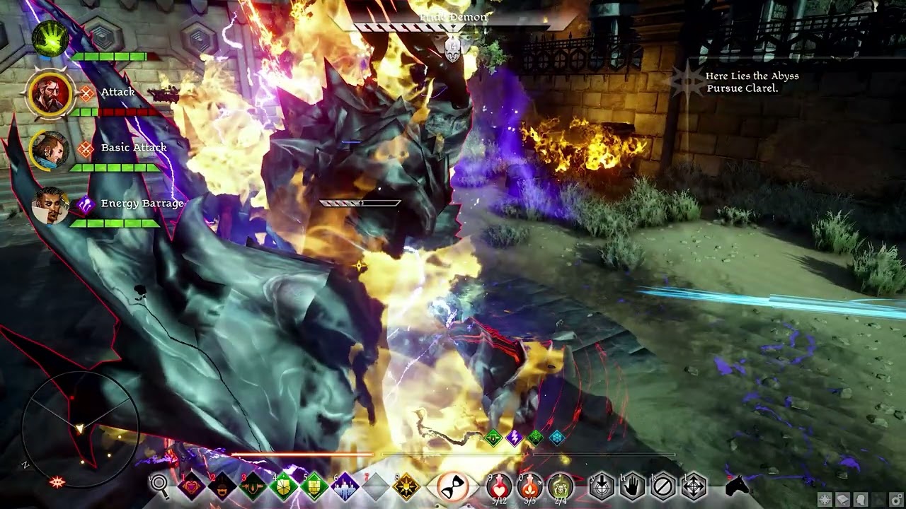 Let's Play Dragon Age Inquisition Part 61 -  Dragon Hunter - Red Lyrium Dragon