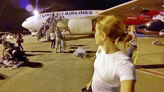 картинка: ВЛОГ 🇹🇷Летим в самолете домой! Перелет Turkish Airlines Airbus A330