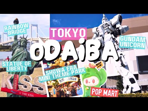 LIVING IN JAPAN 050 | Odaiba Tokyo | Pop Mart Opening | Retro Mini Theme Park