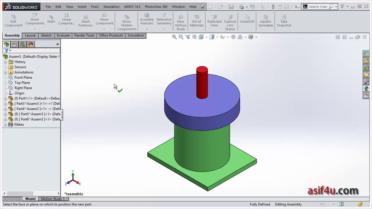 Solidworks Advanced Assemblies Bangla 47 Create new component in ...
