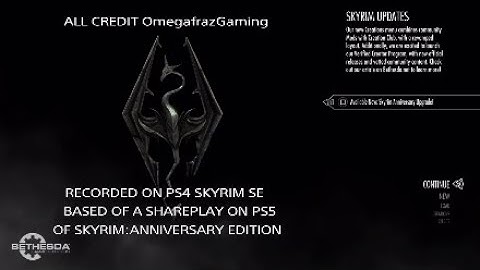 Skyrim Mod PS4: For PS5: How To Avoid Creations Crashing - ALL CREDIT OmegafrazGaming