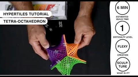 HyperTiles Guided Tutorial - How To Make The Tetra-Octahedron Level 1