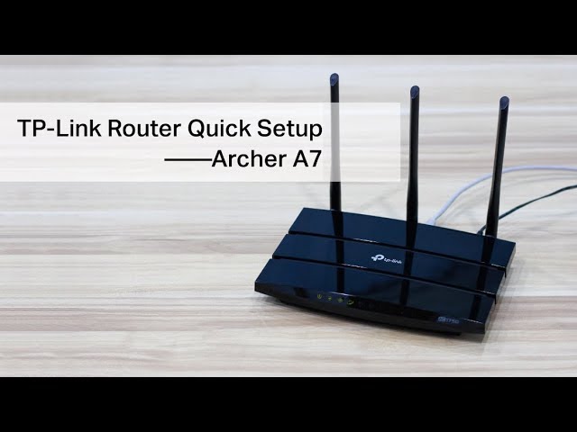 Tp-Link Router Quick Setup - Youtube