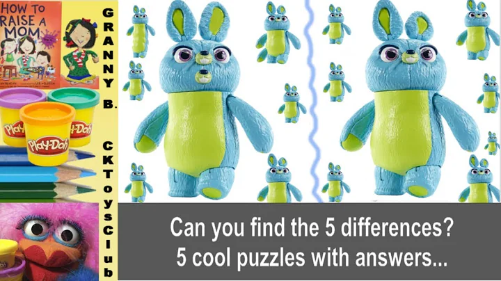 Toy Story 4, Ugly dolls and 3 more CAN YOU FIND THE DIFFERENCES puzzles.. by Granny B. CKToysClub