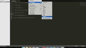Run Mongodb Using SublimeText Editor2
