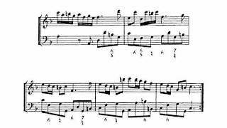 Handel - recorder sonata (2nd mov. Accompaniment) in F major, HWV 369 - Op.1 No.11