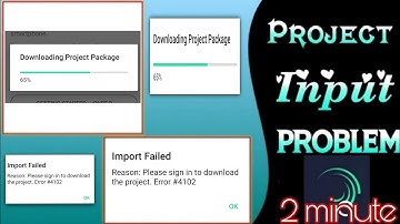 🥺How Ho Problem On Alight Motion Import Failed Error #4102 Project in Input Nahin Ho To Kya  Karen 🤩