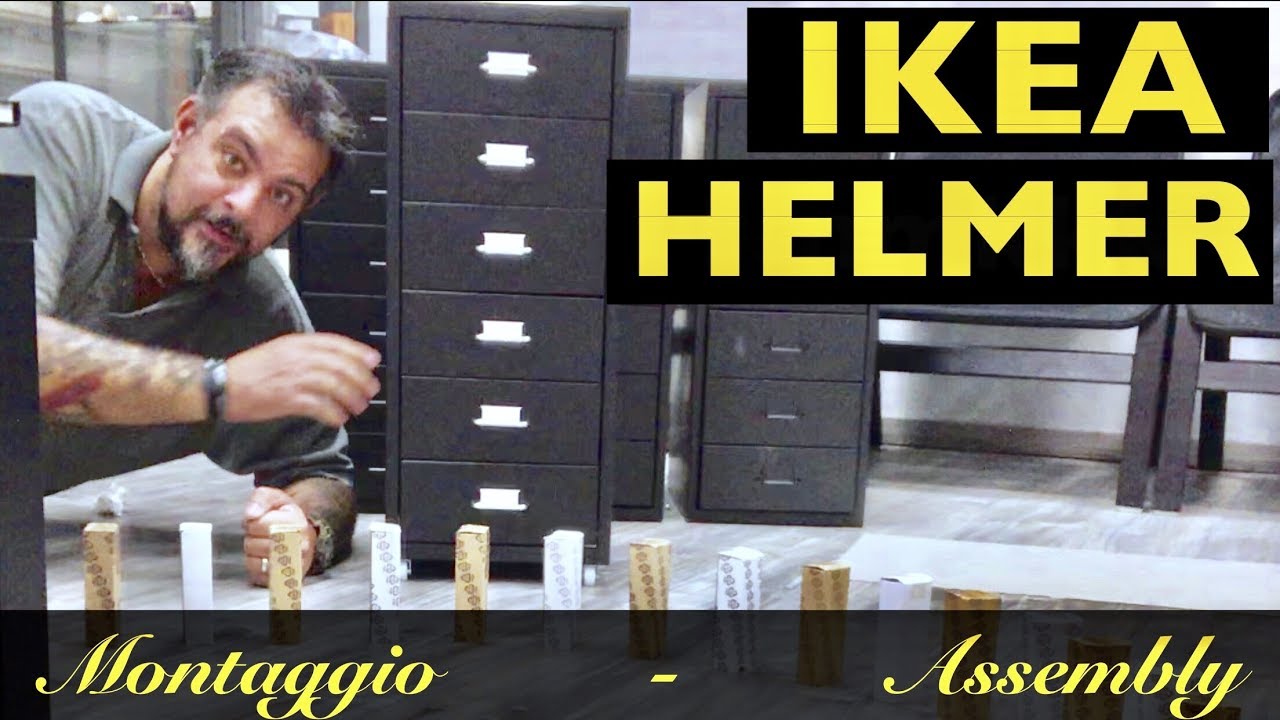 Istruzioni Ikea Helmer Montaggio Assembly Assemble Montage