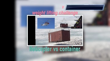 Airlifting containers with Helicopter - How do they do it ?