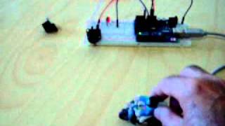 LV-MaxSonar-EZ0 Ultrasonic sensor test.