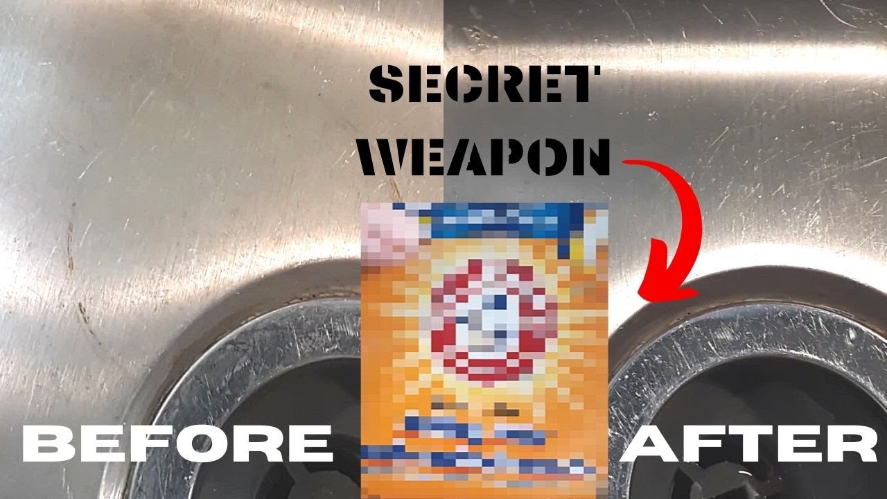 How To REMOVE Rust Stains From Your Sink Using ONE Item You Have In