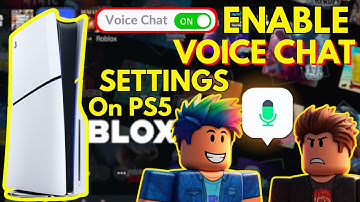 How To Enable VOICE CHAT Setting on ROBLOX On PS5