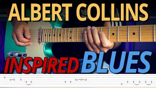 Sweet Minor Blues with TABS in the style of Albert Collins