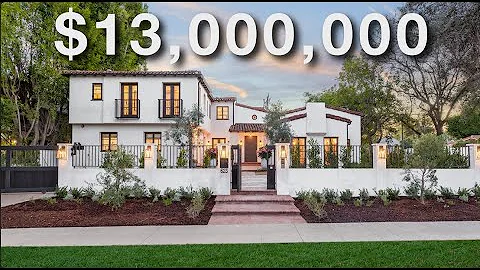 INSIDE a $13,000,000 CUSTOM SPANISH ESTATE IN BEVE...