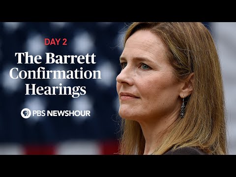 Watch Judge Amy Coney Barrett Supreme Court Confirmation Hearings Day 2 Youtube
