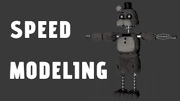 [Blender] Speed Modeling - Ignited Freddy (my version)